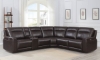 Picture of Doncella Merlot Leather 6-Piece Power Sectional