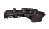 Picture of Doncella Merlot Leather 6-Piece Power Sectional