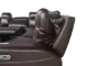 Picture of Doncella Merlot Leather 6-Piece Power Sectional