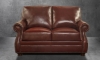 Picture of Gunnison Red Leather Loveseat