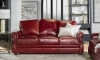 Picture of Gunnison Red Leather Sofa