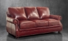Picture of Gunnison Red Leather Sofa