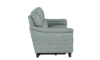 Picture of Malone Blue Leather Power Sofa