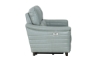 Picture of Malone Blue Leather Power Loveseat