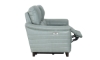 Picture of Malone Blue Leather Power Loveseat