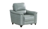 Picture of Malone Blue Leather Power Recliner