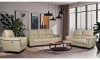 Picture of Malone Cream Leather Power Loveseat