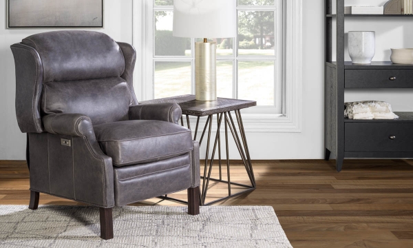 Picture of Oxford Basilica Leather Power Recliner