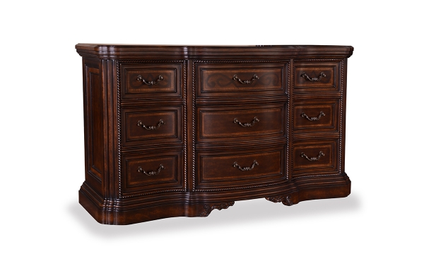 Picture of Valencia Dark Oak 9-Drawer Dresser