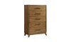 Picture of Nelson Rustic Oak 5-Drawer Chest