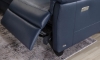 Picture of Maddalena Navy Leather Triple Power 5-Piece Sectional