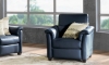 Picture of Maddalena Navy Leather Power Recliner