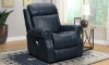 Picture of Langston Blue Leather Triple Power Lift Chair
