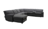 Picture of Turner Charcoal 4-Piece Left Storage Sleeper Power Sectional