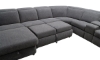 Picture of Turner Charcoal 4-Piece Left Storage Sleeper Power Sectional
