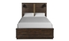 Picture of Edison Brown Queen 5-Piece Complete Bedroom Set