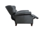 Picture of Presidential Gray Leather Push Thru Recliner