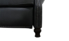 Picture of Presidential Gray Leather Push Thru Recliner