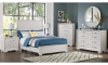 Picture of Nirvana White 4-Piece King Panel Bedroom Set