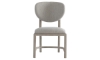 Picture of Trianon Gray Upholstered Oval Back Side Chair