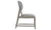 Picture of Trianon Gray Upholstered Oval Back Side Chair