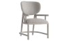 Picture of Trianon Gray Upholstered Oval Back Arm Chair