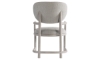 Picture of Trianon Gray Upholstered Oval Back Arm Chair