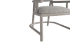 Picture of Trianon Gray Upholstered Oval Back Arm Chair