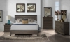 Picture of Vista Gray Oak 4-Piece King Sleigh Bedroom Set