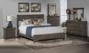 Picture of Vista Gray Oak 4-Piece King Sleigh Bedroom Set