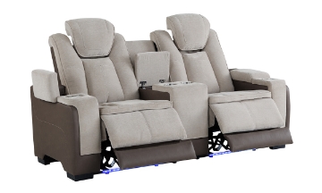 Picture of Lex Two-tone Dual Power Loveseat