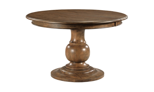 Picture of Whitson Cinnamon Extendable Pedestal Dining Table