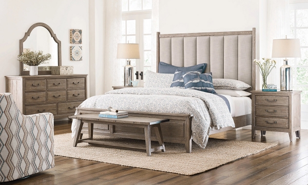 Picture of Oakmont Harvest King Panel Bed