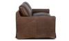 Picture of Slipcovered Maple Leather Loveseat