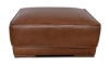 Picture of Dalton Bourbon Leather Rectangle Ottoman