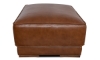 Picture of Dalton Bourbon Leather Rectangle Ottoman