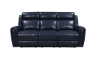 Picture of Jonathan Blue Leather Power Sofa