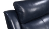 Picture of Jonathan Blue Leather Power Loveseat