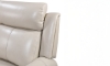 Picture of Jonathan Cream Leather Power Loveseat