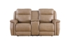 Picture of Fischer Saddle Leather Dual Power Loveseat