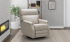 Picture of Luca Dove Leather Dual Power Recliner