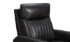 Picture of Barcalounger Munro Gray Leather Power Swivel Glider Recliner