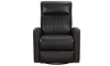Picture of Barcalounger Munro Gray Leather Power Swivel Glider Recliner