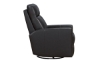 Picture of Munro Gray Leather Swivel Glider Recliner