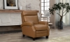 Picture of Remi Honey Leather Power Head Up Recliner