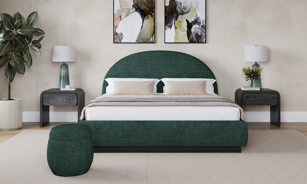 Picture of Flex Emerald Upholstered King Bed