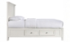 Picture of Paragon White Queen Panel Storage Bed