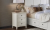 Picture of Paragon White 3-Drawer Nightstand