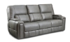 Picture of Harrison Coal Leather Triple Power Sofa