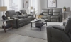 Picture of Harrison Coal Leather Triple Power Sofa